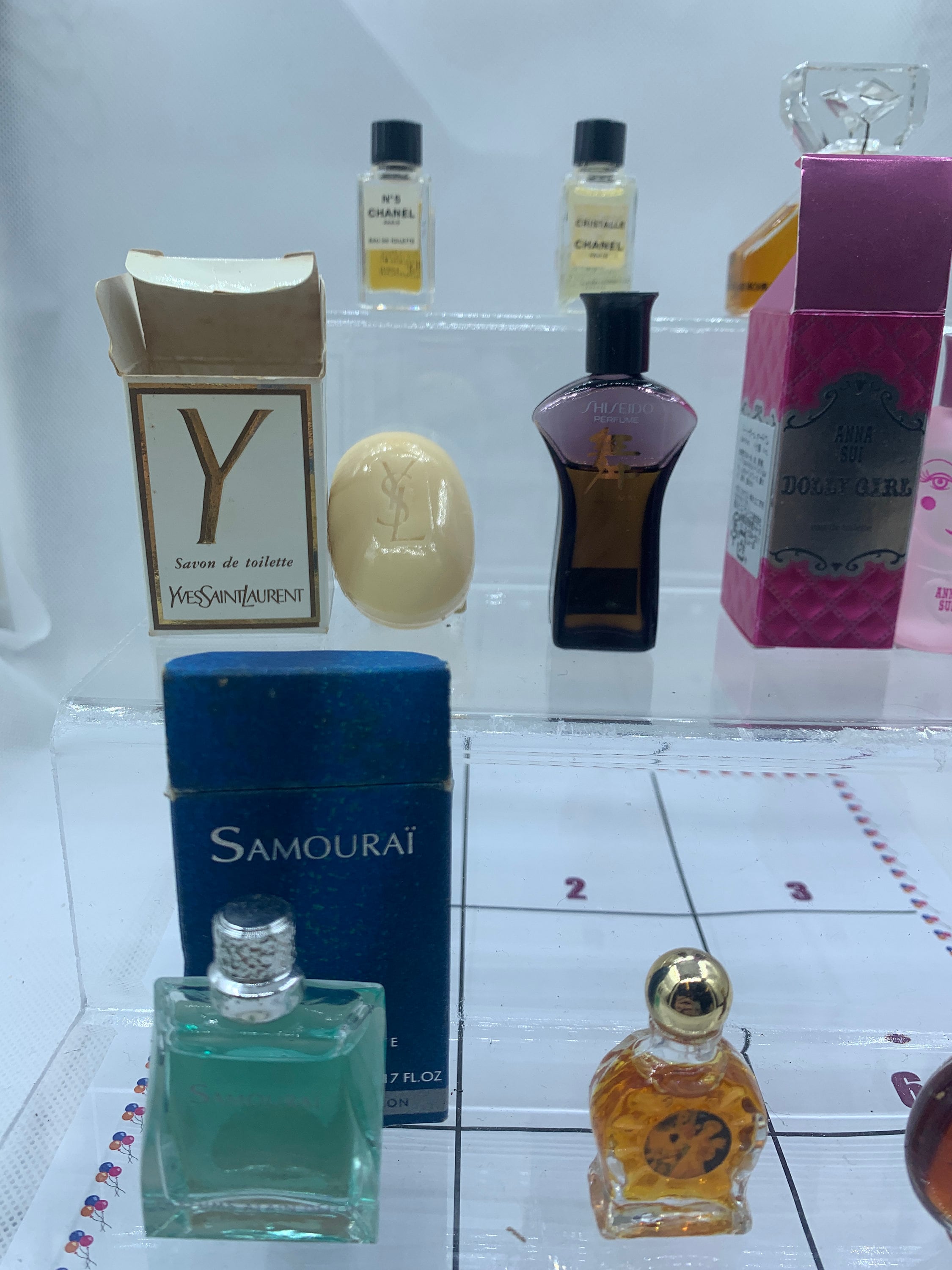 YSL Shiseido CHANEL ANNA sui Caron Samoural Edt Parfum Miniatures