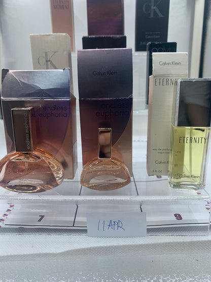 CK Calvin Klein miniatures Eternity euphoria EDT Eau de Toilette Endless CK Free 15ml - 7.5ml Parfum Perfume