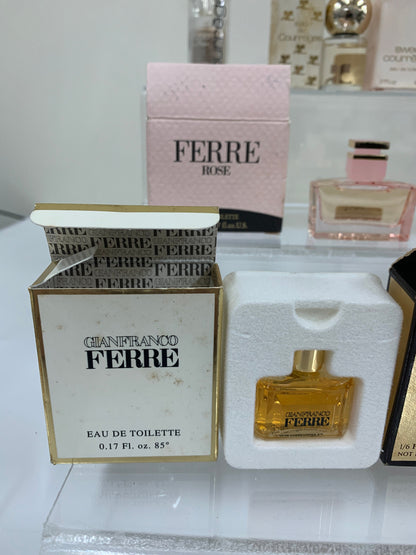 Miniature Gianfranco Ferre EDT Rose 5ml 0.17 oz Courreges Sweet Parfum Perfume