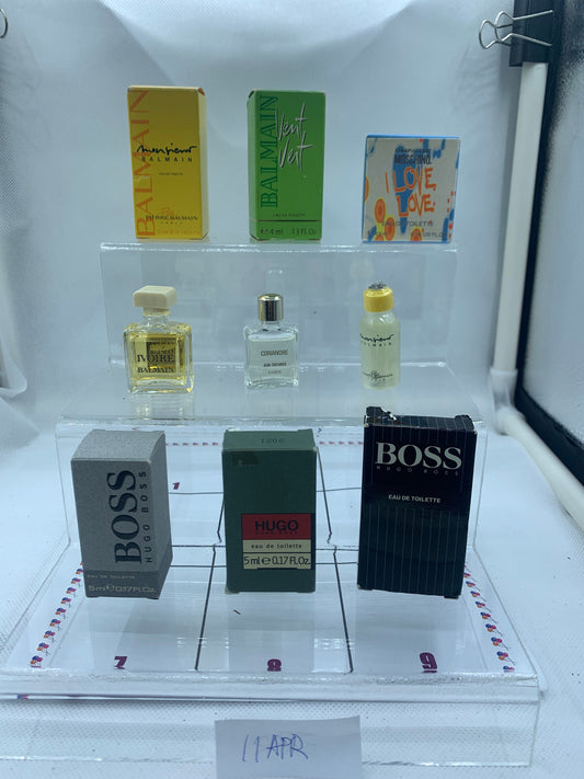 Balmain MOSCHINO BOSS HUGO Miniatures 5ml Edt Edp Parfum Perfume