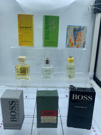 Balmain MOSCHINO BOSS HUGO Miniatures 5ml Edt Edp Parfum Perfume