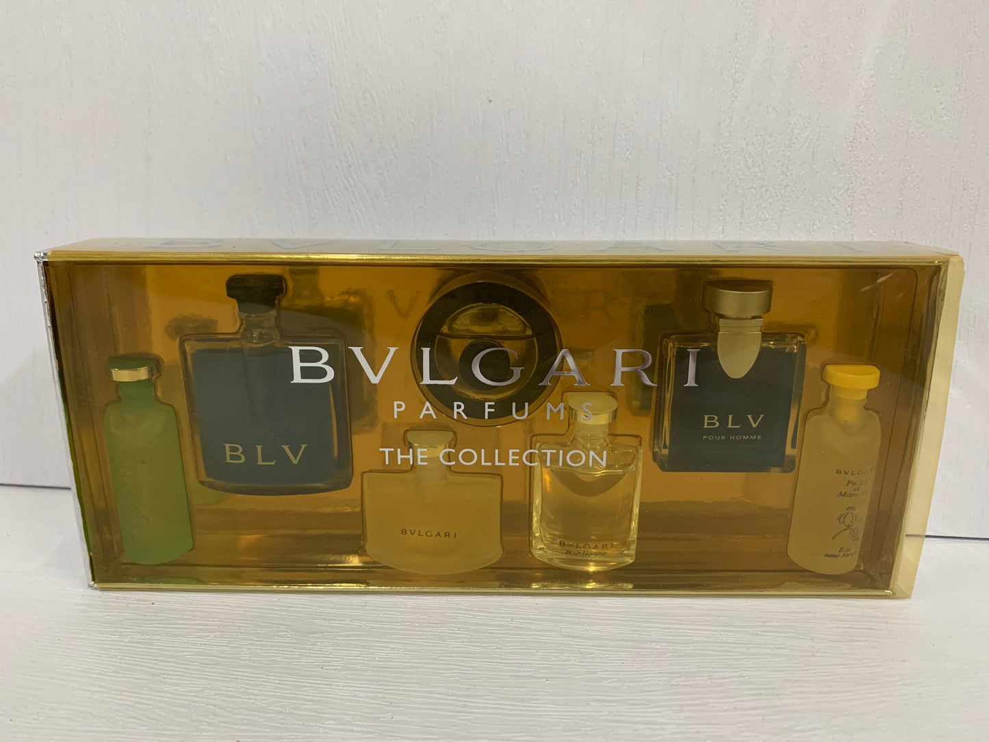 Bvlgari gift set miniature edt 6 bottles perfume