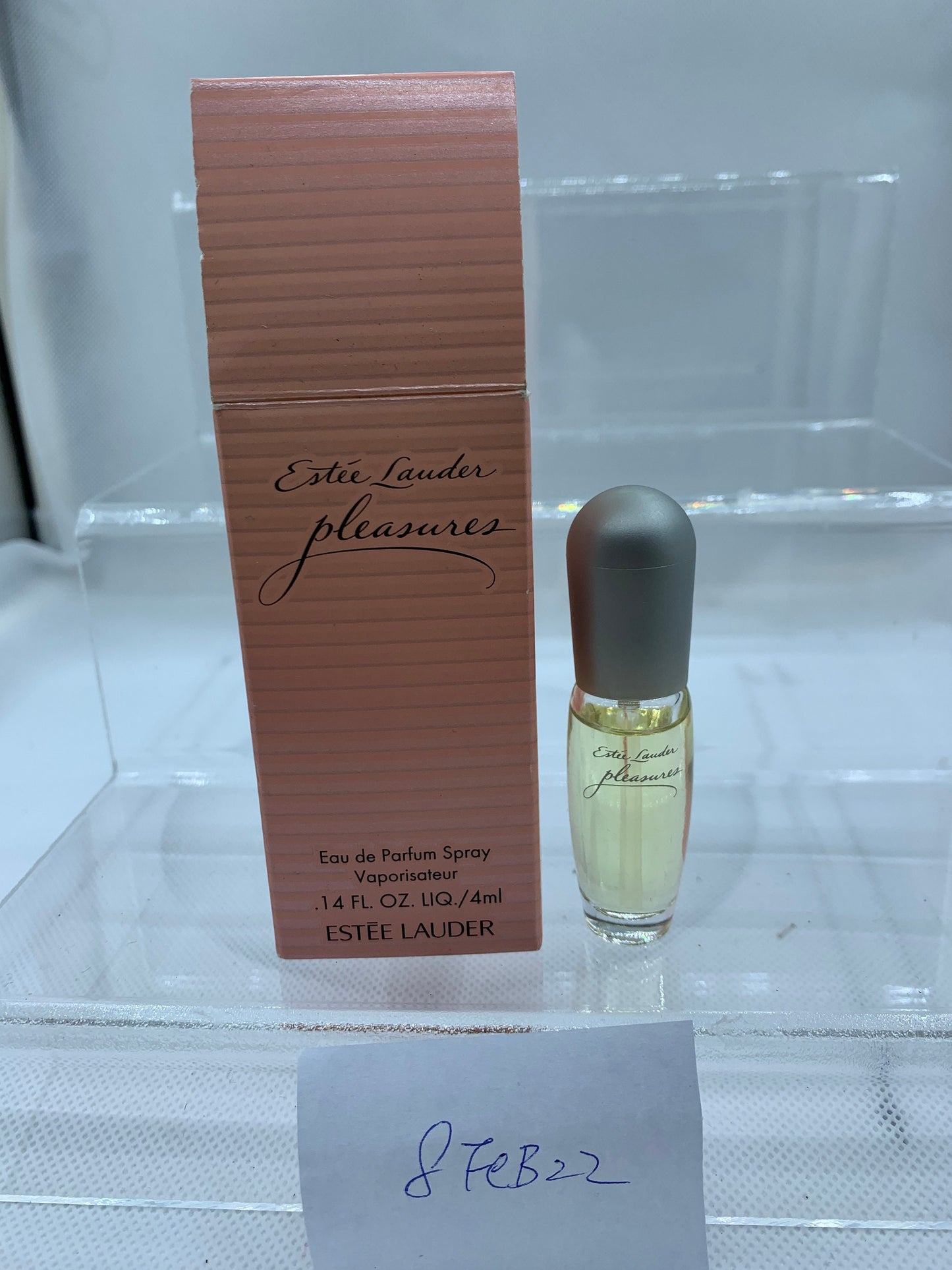 Estee Lauder Pleasures Eau de Parfum 4ml 1/4 oz - 8FEB22