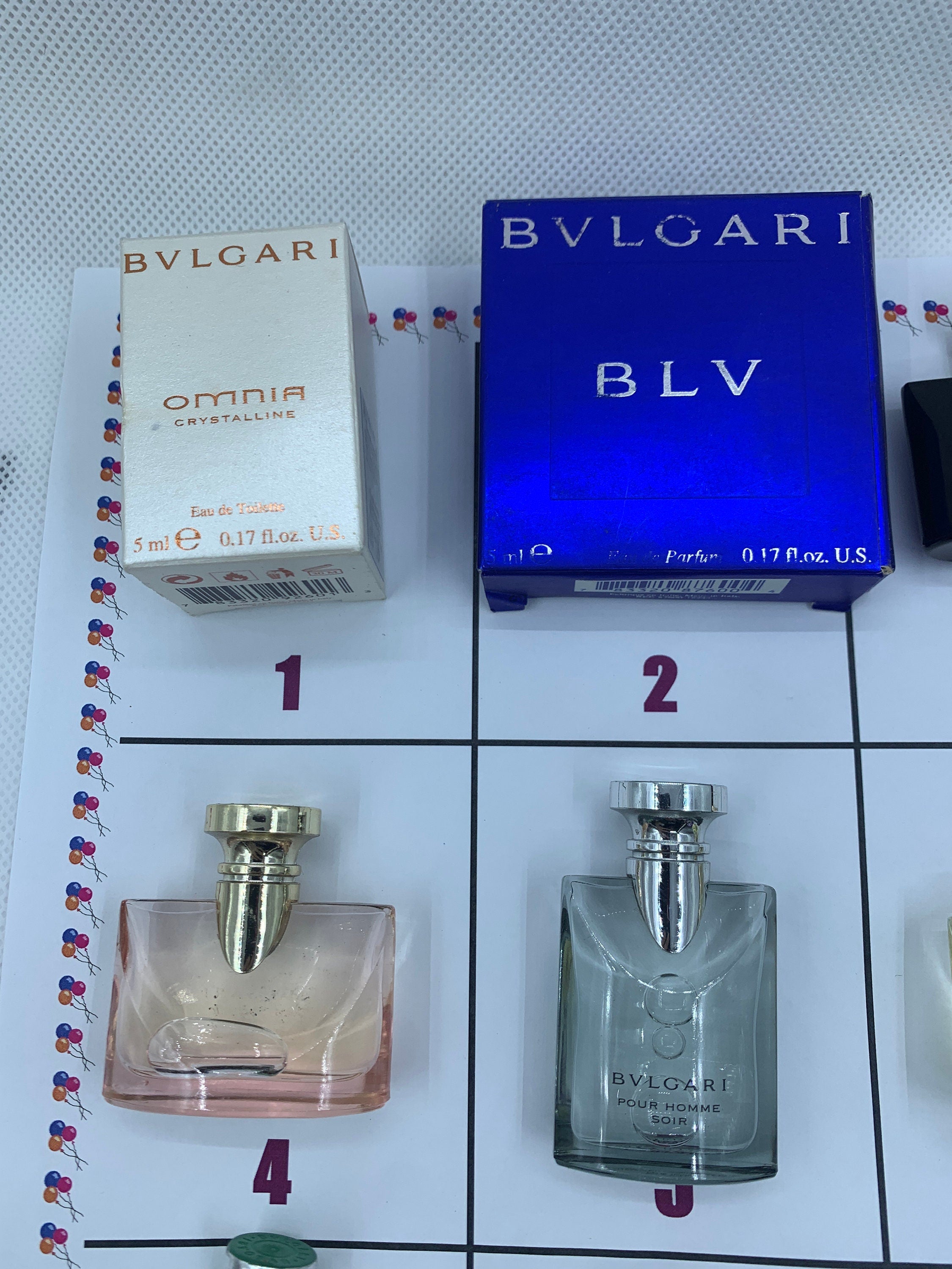 Mini BLV Bvlgari Eau de Toilette EDT 5ml 1 6 oz Pour Homme