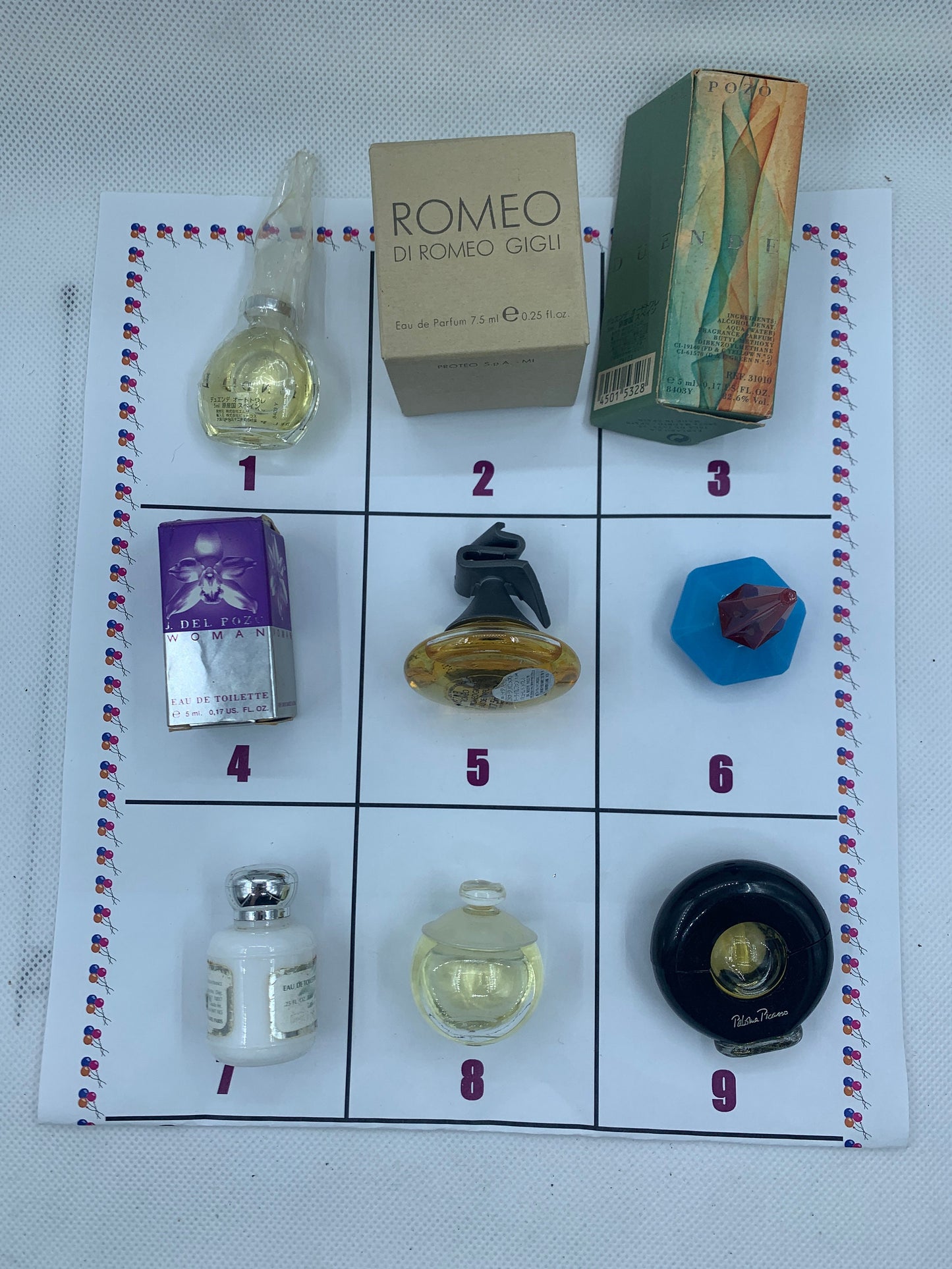 Paloma Picasso ROMEO  Eau De Toilette EDT Miniature Bottle 5mL / 0.17 fl oz.  Perfume Fragrance