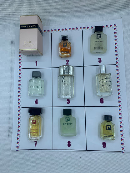 Miniatures Prada Paco rabanne Candy Sport 5ml - 7ml EDT 淡香水