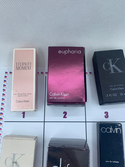 CK Calvin Klein miniatures Eternity euphoria EDT Eau de Toilette Endless CK Free 15ml - 7.5ml Parfum Perfume