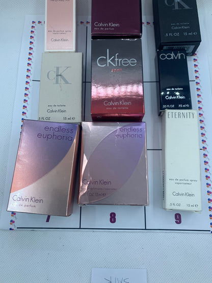 CK Calvin Klein miniatures Eternity euphoria EDT Eau de Toilette Endless CK Free 15ml - 7.5ml Parfum Perfume