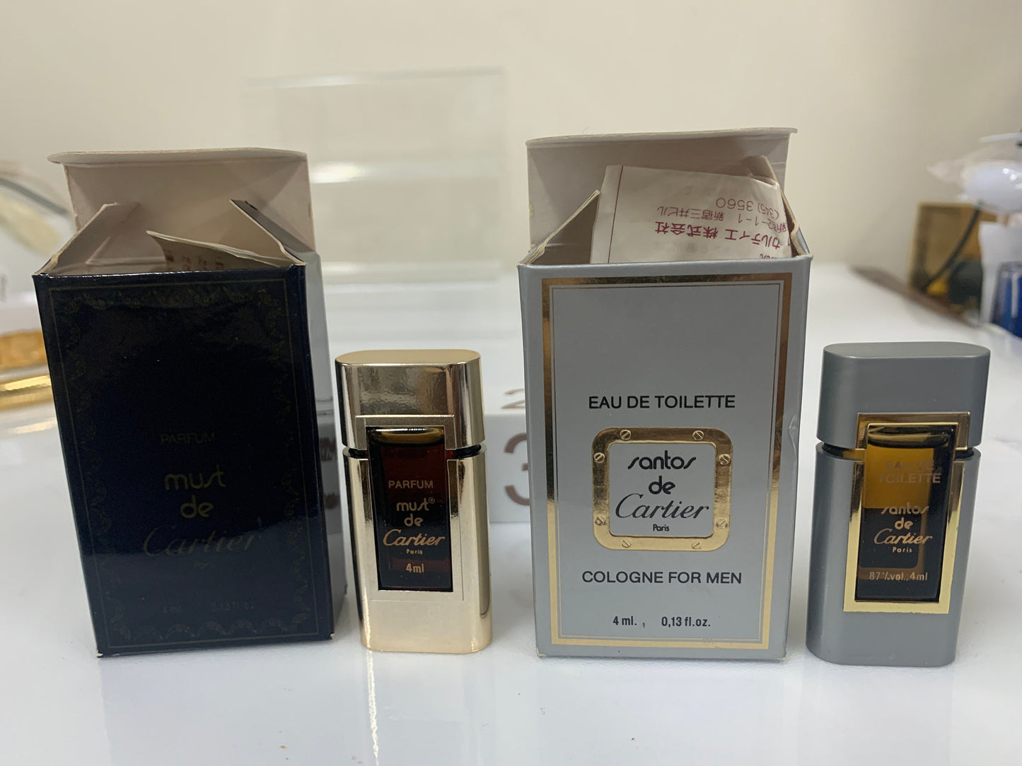 Cartier must de Parfum perfume 4ml Eau de Toilette EDT Cologne 4ml  - 30MAR22