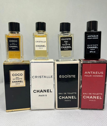 Rare Chanel eau de toilette Edt  4ml x 4 0.13 x 4 fl oz (Bb 21 Apr 22)