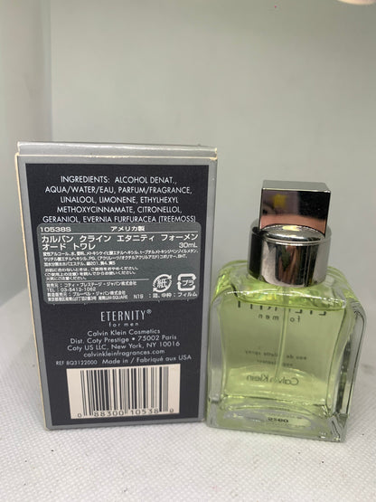 Calvin Klein Eternity for men eau de toilette spray vaporisateur Calvin Klein 30ml 1 FL OZ 3( BB 21 Apr 22)