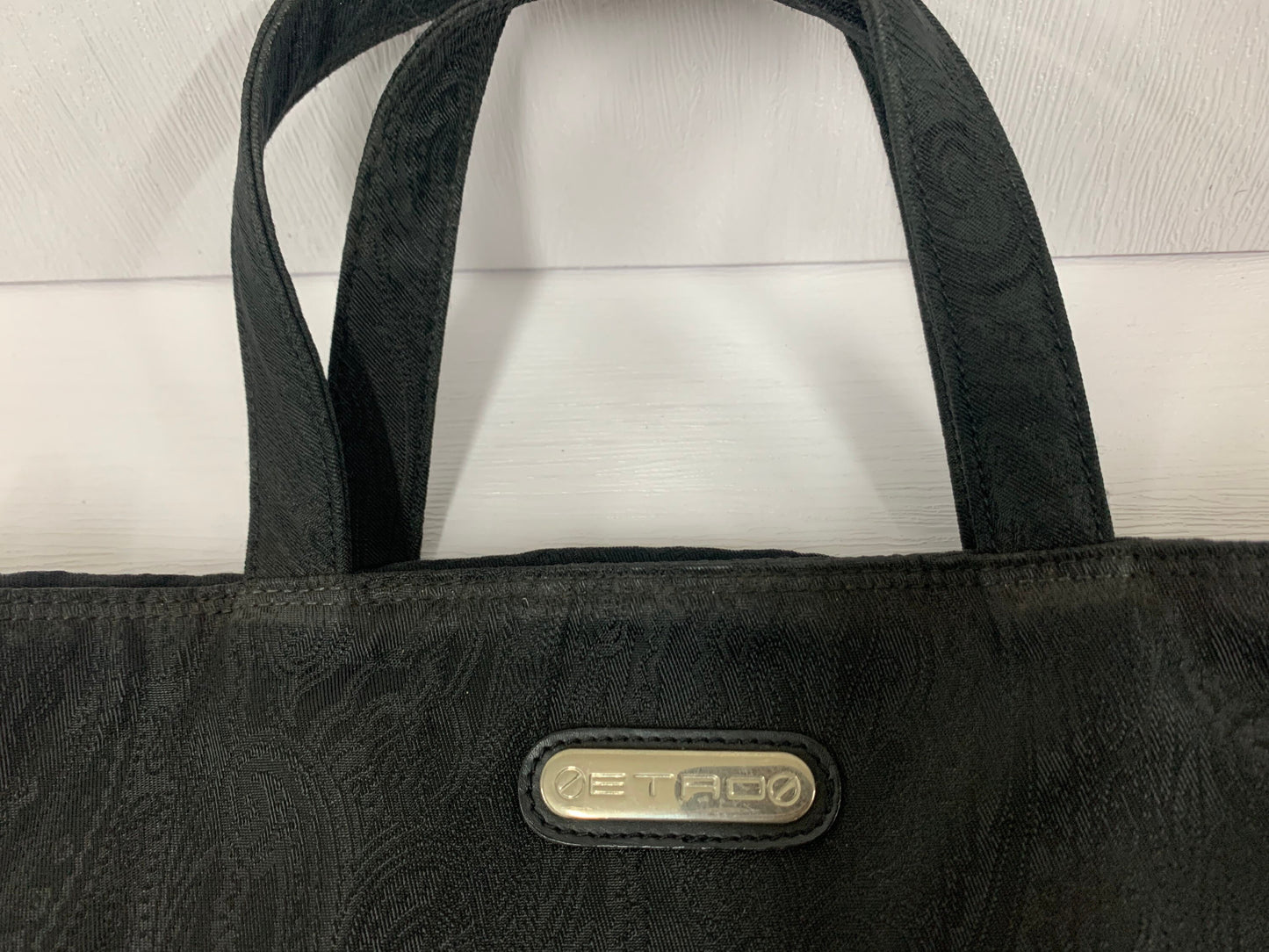 Etro Milano black bag 34W cmx 23H cm (Bbw16 25 Apr 2022)