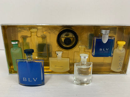 Bvlgari gift set miniature edt 6 bottles perfume