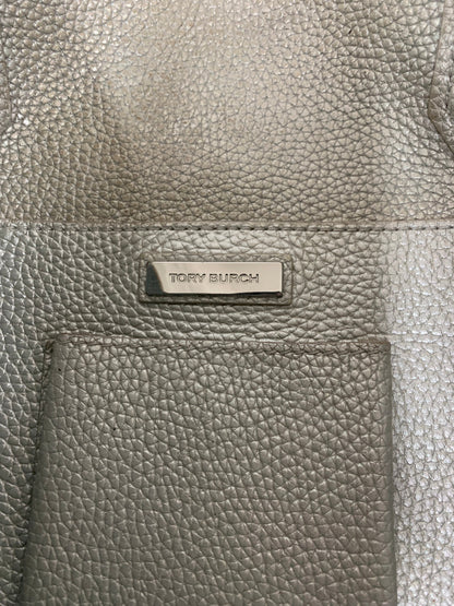 Tory Burch large tote bag in pebbled soft leather tote one shoulder  beige 50w x 29H cm(BBW 21 26 Apr 2022)