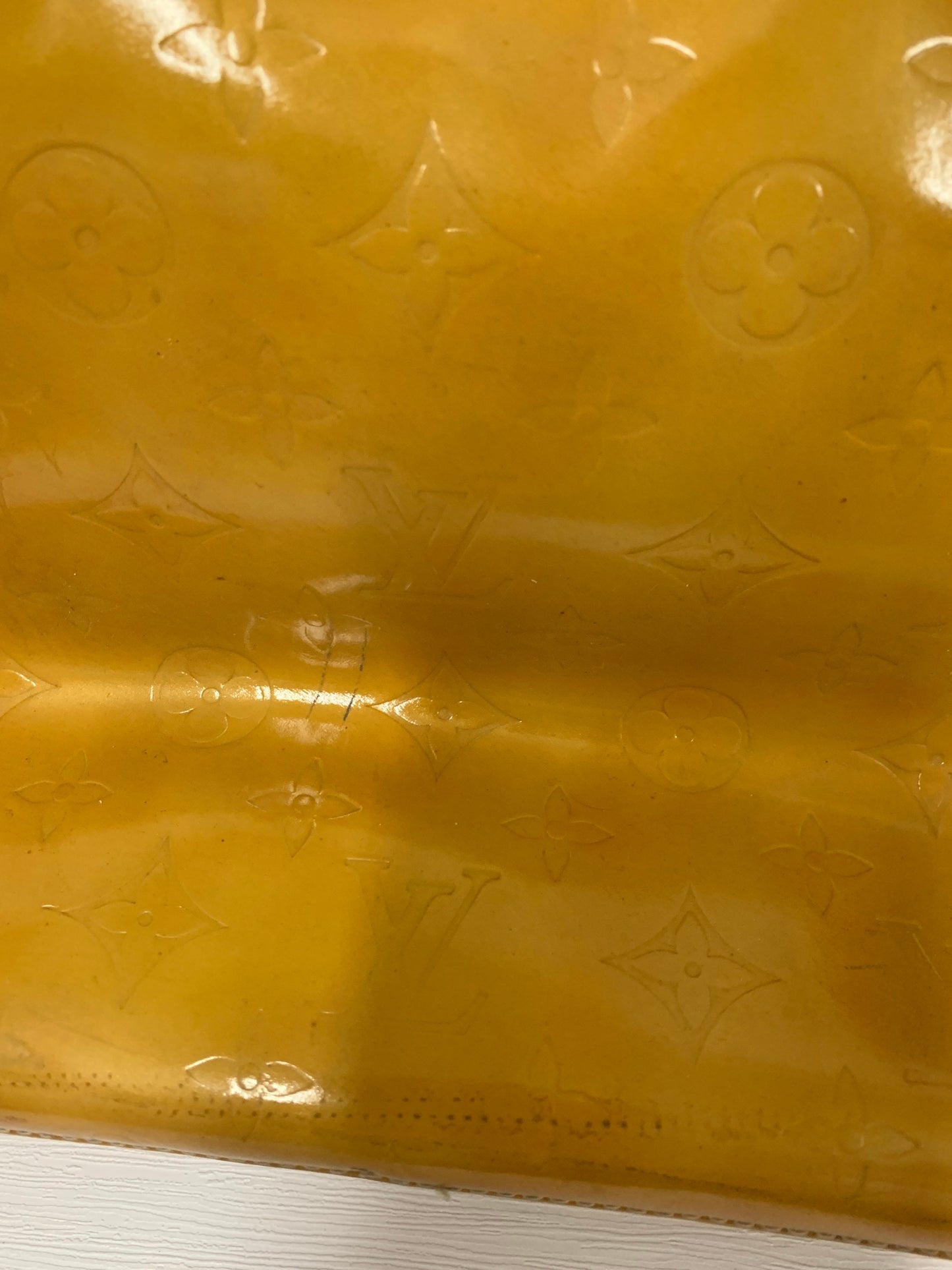 Louis Vuitton yellow Tote Bag 35w x 24H (BbW 65)