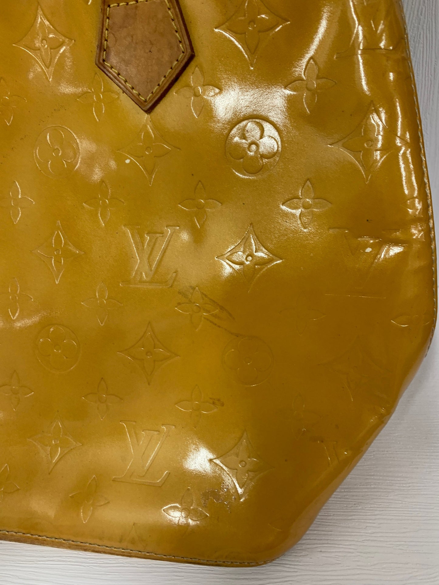Louis Vuitton yellow Tote Bag 35w x 24H (BbW 65)