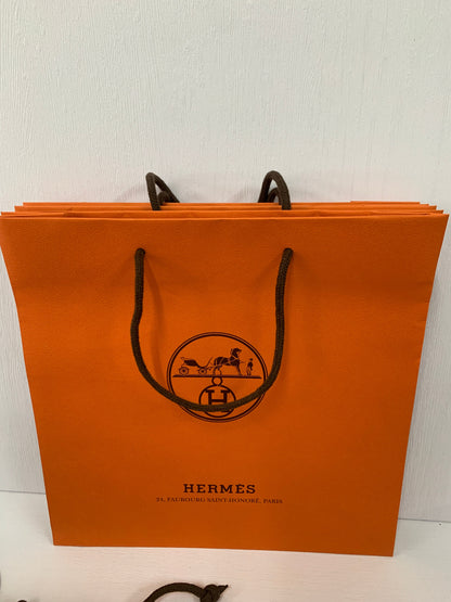 Hermés Gift bag, orange gift bag, wrapping, Original French scarf paper bag, belt paper bag wallet bag tie paper bag