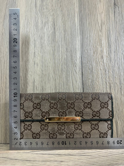 Gucci 復古錢包 18 寬 x 10 高厘米（22 年 6 月 3 日 BBW25）