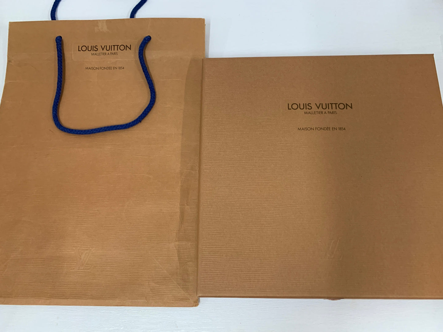 Louis Vuitton LV Gift Box with Tag and Paper Bag