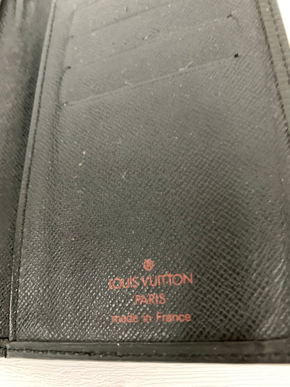 Vintage Louis Vuitton black Long wallet 9wx 18h x 19.5cm (BB22-5)