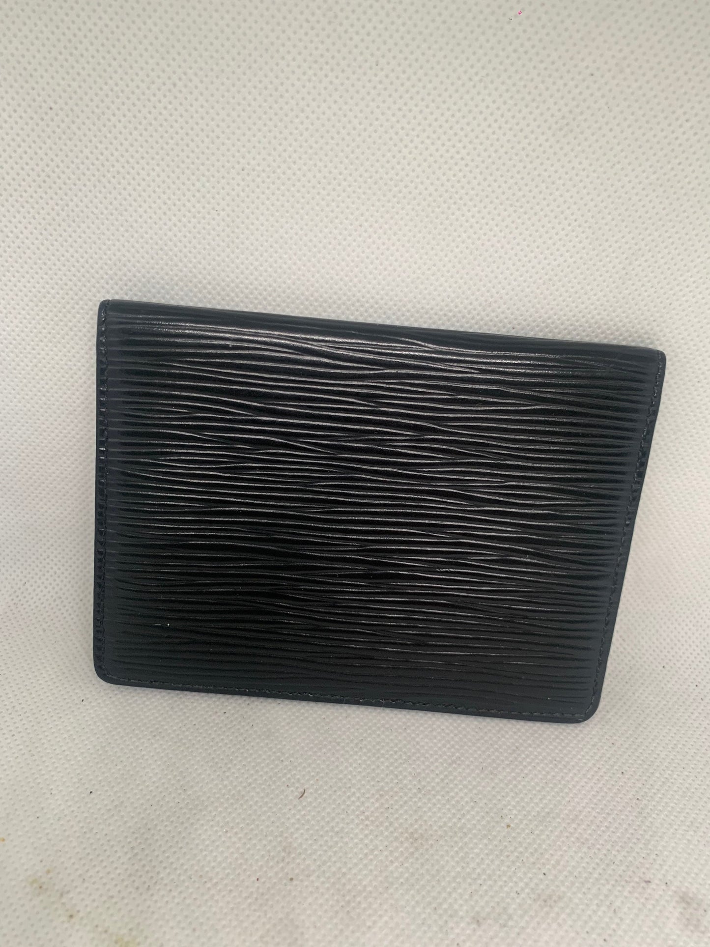 Louis Vuitton Black  Genuine leather card b  12w x 9H x 17cm (BbV3   03 June 22)