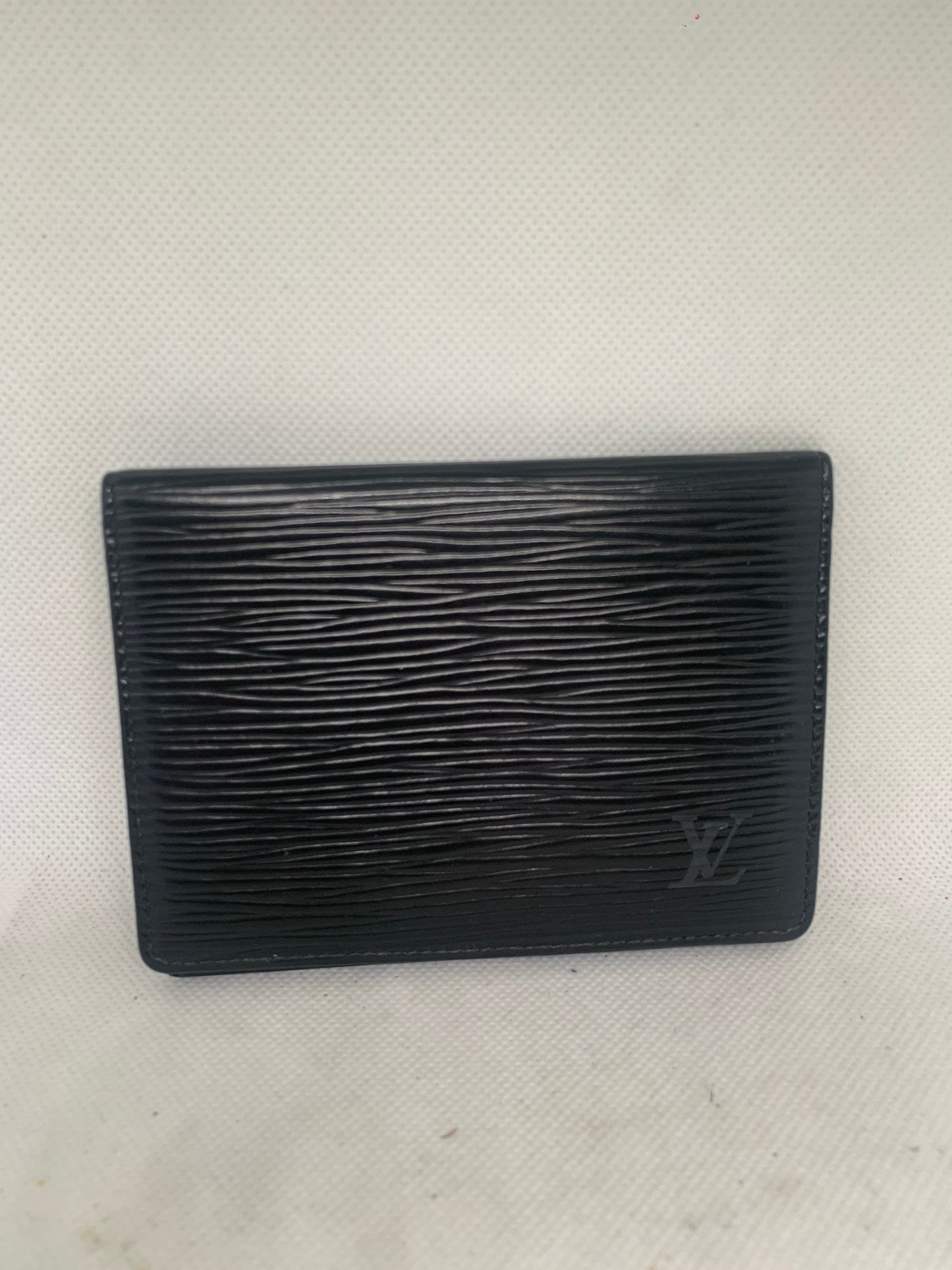 Louis Vuitton Black Genuine leather card b 12w x 9H x 17cm (BbV3 03 June 22)