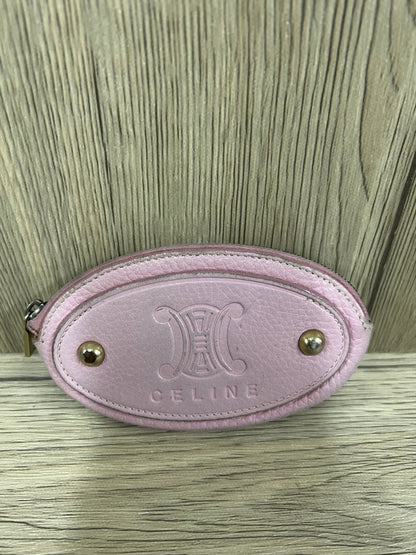 Celine coin purse pink w12 x 7H cm (13 Jun 22 BBW 39 22)