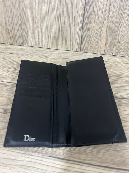 Christian Dior black long wallet w18x H10 x 18cm (BBW12 3 Jun 22)