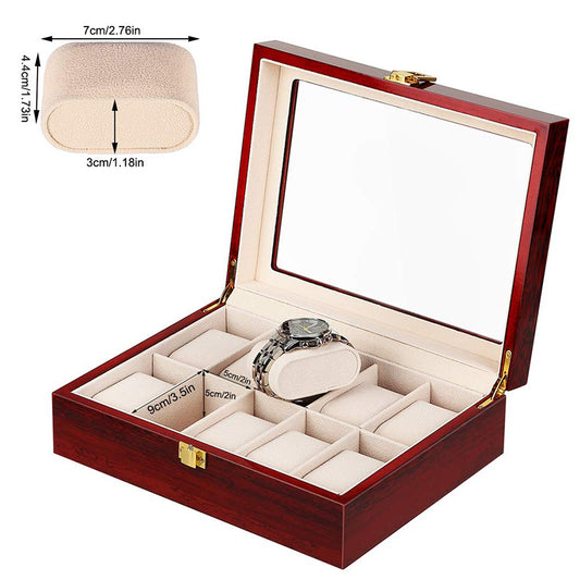 Luxury Wooden Watch Box 5 Slots Wood Holder Boxes For Men Women Watches Organizer Box 2 3 5 12 Grids Watch Organizers dropship