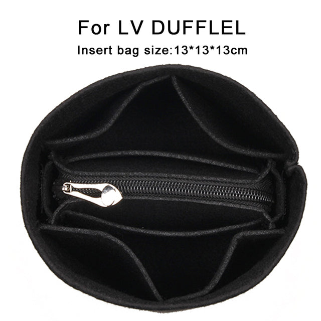 EverToner Women Felt Insert Bag for LV DUFFLEL Bag Makeup, Handbag Inner Portable Cosmetic bag Inside Bags
